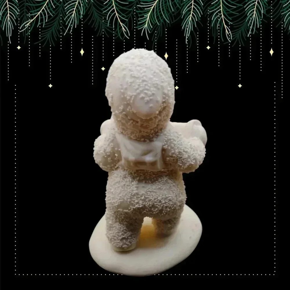 Department 56 snowbabies lot of 6 christmas figurines beige color